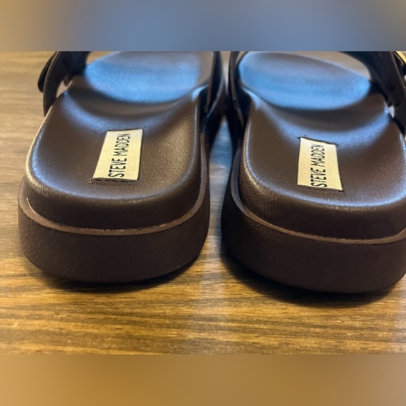Steve Madden Brown Hanni Slide Sandal / 7.5 - Picture 9 of 10